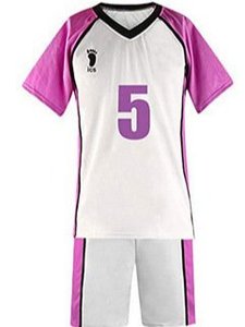 Costume Cosplay di Halloween Haikyuu <span class=keywords><strong>Karasuno</strong></span> Volleyball, Set Maglia Anime per Adulti, Uniforme Arancione e Nera - Product Image 5