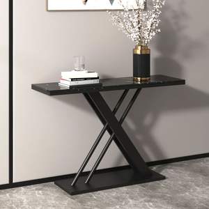 Table <span class=keywords><strong>d</strong></span>'<span class=keywords><strong>entrée</strong></span> murale en marbre, style luxe léger et épuré, pour villa, hôtel, appartement, salon, couloir - Product Image 5