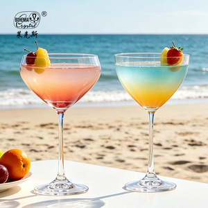 Bohemia Crystal Martini Glass 201-300ml Transparent Cocktail Glass For Party Use - Product Image 2