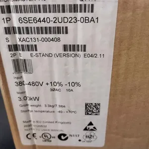 Variador de Frecuencia (VFD) Monofásico <span class=keywords><strong>6SE6440</strong></span> <span class=keywords><strong>2AB15</strong></span> <span class=keywords><strong>5AA1</strong></span> Micromaster 440 0.55kW 200V 240V 1 AC para PLC - Product Image 3