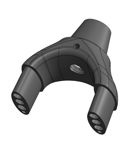 Pièces de vélo électrique en aluminium d'usinage CNC personnalisées Capuchon de couronne de fourche de cadre spécialement conçu - Product Image 3