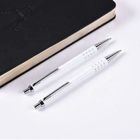Stylo Bille Créatif Publicitaire Cadeau Promotionnel NMHHL-015 24 trous Métal Personnalisé Gravure Laser Blanche JR Encre Noire à Clic