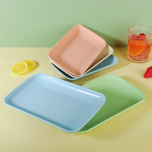 High Quality <strong>Custom</strong> Melamine Plastic <strong>Serving</strong> <strong>Tray</strong> Modern Design Bulk Food <strong>Serving</strong> <strong>Tray</strong> for Cafeteria Low Price with MOQ 100pcs - Product Image 2