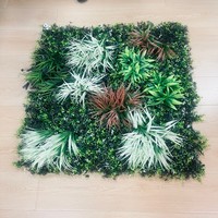Vente en Gros de Plantes Artificielles Murs Fausses Fleurs Mur de Mariage Design Fleurs Décoratives Fond Vert Plantes Murales à Fleurs