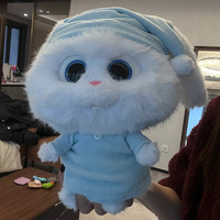 Peluche Lapin Super Douce en Coton PP Blanc Rembourrée 31-50cm ODM Grand Cadeau Secret d'Anniversaire pour Filles Saint-Valentin