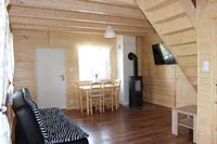 Chalet en bois préfabriqué à deux étages, petite cabane modulaire en bois, maison préfabriquée en bois pour camping, maison d'hôtes