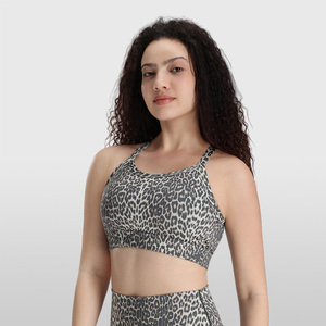 OEM/ODM Stock Disponible: Sujetador Deportivo para Mujer, Top de Entrenamiento Athleisure, Conjunto de Gimnasio para Mujer, Ropa con Estampado de Leopardo, Traje de Yoga, Ropa Deportiva - Product Image 1