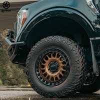 Jantes en alliage forgé DW 17 18 20 pouces 6x139.7 Bronze Face Black Beadlock pour Toyota Tundra Ford Raptor Jantes tout-terrain
