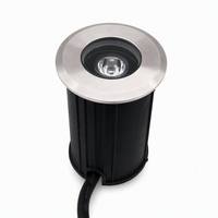 Lumière LED subaquatique pour piscine IP68 2W DC12V/24V en acier inoxydable 304, lampe murale encastrée, 2700K blanc chaud