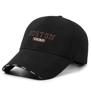 Unisex New Arrival Embroidered Extended Brim Baseball Cap Featuring Sandwich Layered Fabric for Sun Protection and Casual Style - Product Image 2