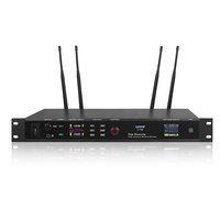 XUNGUAN U-T998 Affichage double écran pour contenu différent, véritable diversité, micro sans fil infrarouge double canal pour performance