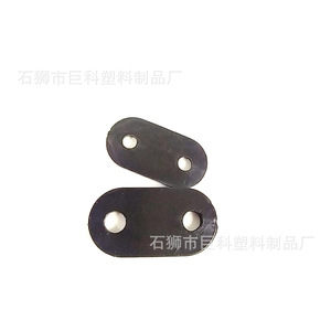 กระดุมพลาสติกทรงรีสีดำ JK แบบ 2 รู สำหรับเสื้อผ้า รุ่น JKZBK01 - Product Image 5