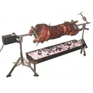 超重型便携式羊肉吐焙烧炉野营烧烤三脚架猪焙烧炉
