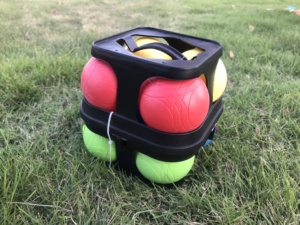 JEU EXTÉRIEUR JEU DE JARDIN POPULAIRE 8PC PLASTIQUE BOCCE BALL GAME BOULE SET - Product Image 2