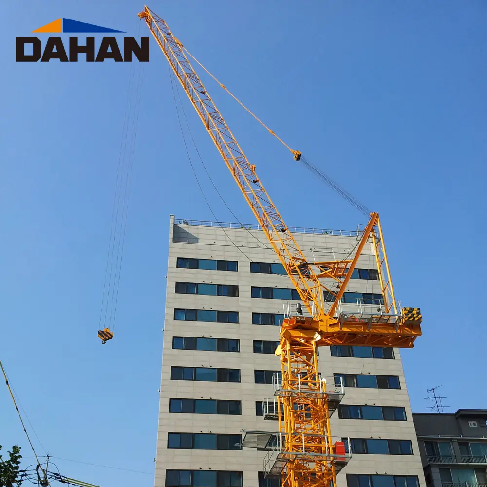 4 Toneladas/6 Toneladas Luffing Tower Crane D500 25T Luffing Tower Crane Guindaste De Torre Com Luffing Jib