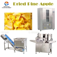 Automatische Ananas Dunschiller Machine Meloen Papaja Fruit Schillen Kern Verwijderen Splijtmachine