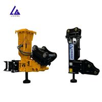 Hincador Hidráulico para Postes de Excavadora con Almohadilla Dedicada para Instalación de Postes de Cercas, Accionamiento Estable y Eficiente
