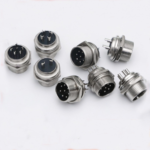 Conector DIN Gx16 de 2 a 6 pines, conector de aire metálico con contacto de cobre, IP40, para automoción - Product Image 6