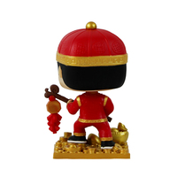 Figurine PVC Q Version Porte-Bonheur du Nouvel An Chinois, Modèle Statique, Décoration de Fête, Cadeau, En Stock, Personnalisation OEM, Vente en Gros Usine