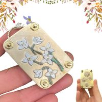 Kit de presse à fleurs en métal miniature, vente chaude, pour pressage de fleurs au micro-ondes, fournitures artistiques DIY pour Pâques