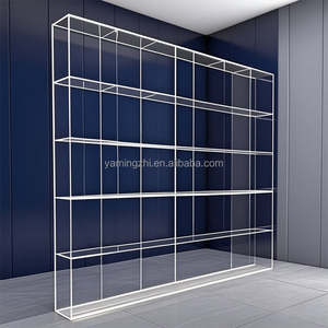 Customizable Modern Simple Design Interior Advertising <strong>Acrylic</strong> <strong>Display</strong> Stand Luxury Led Light Glow <strong>Acrylic</strong> <strong>Display</strong> Shelf Cabinet - Product Image 6