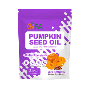 Cápsulas de Aceite de Semilla de Calabaza OEM ODM con Calorías, Proteínas y Fibra Dietética, Refuerza el Sistema Inmunológico, Protege la Salud Digestiva - Product Image 1