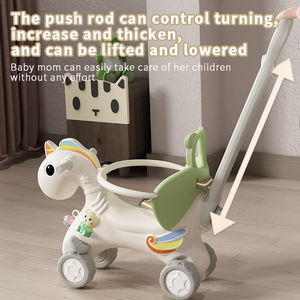 Hadiah ulang tahun bayi, mainan bayi dalam ruangan, kereta goyang, trampolin Anti jatuh - Product Image 3