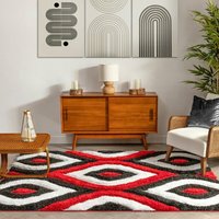 Tapis Shaggy de salon personnalisé, tendance chinois, vente en gros, pour salon