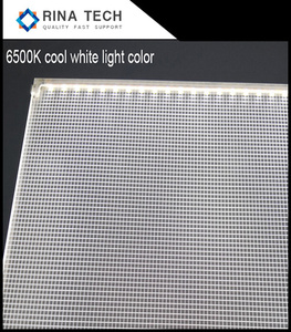 Panel de Guía de Luz Acrílico RINA Lgp con Luces LED, Superficie Láser Transparente, para Uso en Interiores y Exteriores, Paneles Publicitarios, Corte CNC - Product Image 6