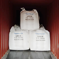 Pupuk Nitrogen Urea Prilled dalam Kemasan Karung PP 50kg / 1000kg untuk Pertumbuhan Tanaman