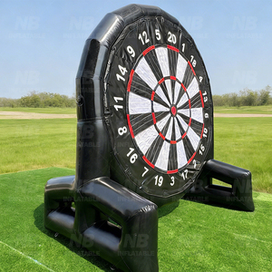 Jeu <span class=keywords><strong>de</strong></span> fléchettes gonflable géant, cible <span class=keywords><strong>de</strong></span> fléchettes géante pour l'extérieur, idéal pour les locations événementielles, les événements commerciaux et les divertissements en plein air. - Product Image 3