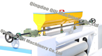 Machine de lamination de plaques de plâtre QILI avec moteur de 18 kW, largeur de travail de 1300 mm, vitesse de 2-15 m/min, épaisseur de 2-50 mm
