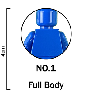 Vente Flash : Figurines vierges en blocs de construction, mini-poupées non peintes, figurines simples, jouets en plastique à assembler, en promotion - Product Image 2