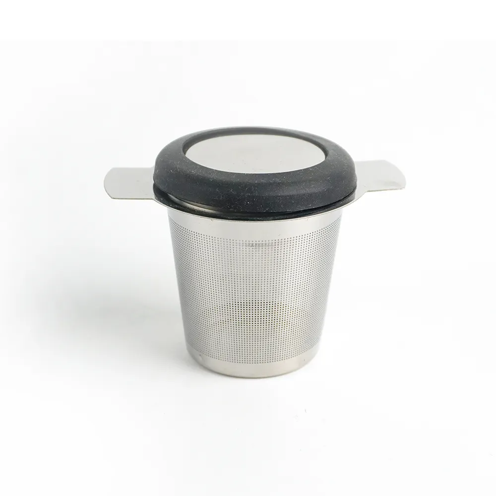 Custom Basket Shape Loose Leaf Stainless Steel Mesh Tea Cup Infuser Strainer