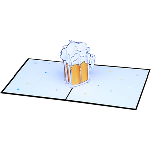 <span class=keywords><strong>Carte</strong></span> de vœux créative en papier creux imprimé en couleur, en trois dimensions, tasse <span class=keywords><strong>à</strong></span> bière, <span class=keywords><strong>fête</strong></span> <span class=keywords><strong>des</strong></span> <span class=keywords><strong>pères</strong></span>, <span class=keywords><strong>carte</strong></span> pop-up 3D, <span class=keywords><strong>carte</strong></span> de bénédiction - Product Image 6