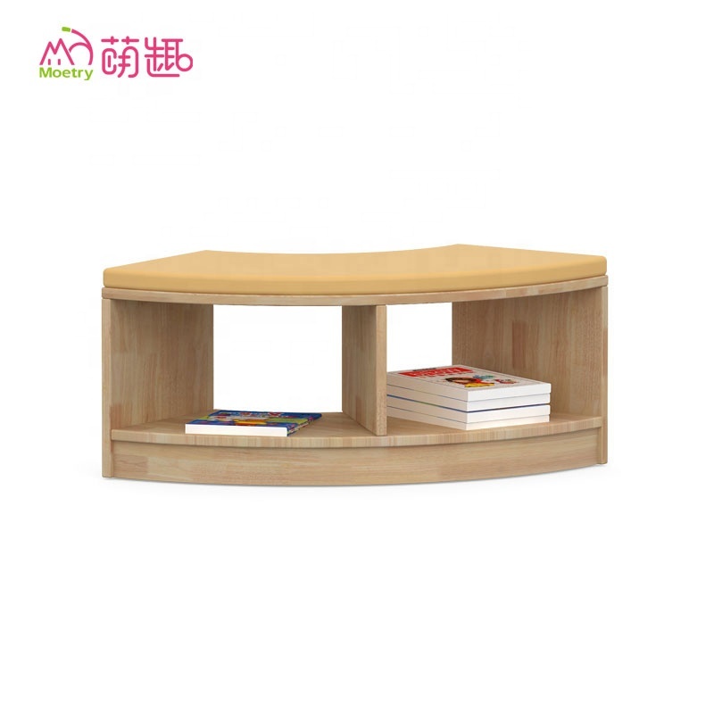 Moetry Modern Design Wood Preschool Kids Library Furniture