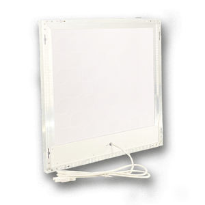 Venta caliente 350W Panel de calefacción por infrarrojos sin marco de aluminio negro Calentador de habitación de techo blanco IR eficiente en energía y sostenible - Product Image 1