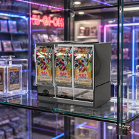 Boîte de rangement multi-fentes premium pour collection et présentation