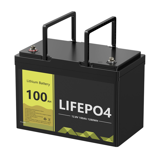 BPI 12.8V 100Ah LiFePO4 Lithium Iron Battery Pack with 2000 Cycles 4s1p Configuration Operating at 45C for Electric Vehicles