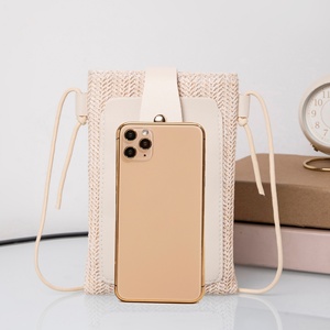 Sac à bandoulière en PU pour femme, tendance, usage quotidien, fermeture éclair, motif bonbon délavé, compatible téléphone portable - Product Image 3