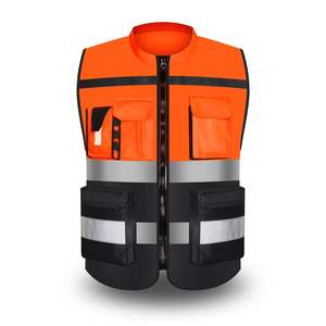 Vente en gros gilet de sécurité réfléchissant personnalisé haute visibilité vêtements de travail de sécurité OEM fournisseur en vrac vêtements de protection pour la circulation - Product Image 2