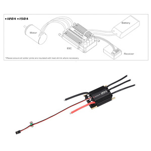 Flycolor ESC Brushless Impermeabile in Plastica 120A 720A Corrente di Picco 2-6S Lipo Regolatore di Velocità BEC 5.5V/5A Sistema di Raffreddamento ad Acqua <span class=keywords><strong>RC</strong></span> - Product Image 3