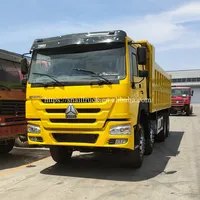 Sino HOWO تستخدم 8x4 20 30 متر مكعب 12 عجلة شاحنة قلابة شاحنة تفريغ التعدين للبيع