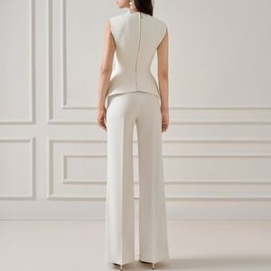 Conjunto de ropa de mujer MIRRI SAND JACQUARD Pantalones de pierna recta Pantalones de lujo 2025 Ropa de verano para mujer primavera - Product Image 4