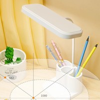 Lampe de bureau à LED pour la protection des yeux, idéale pour l'étude, le dortoir, alimentée par USB, petite lampe de table, lampe de chevet pour la lecture dans la chambre