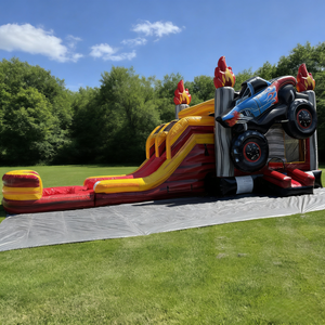 Castillo Inflable con Tobogán <span class=keywords><strong>de</strong></span> Carreras, Casa <span class=keywords><strong>de</strong></span> Brinco Inflable Comercial, Castillo Inflable con <span class=keywords><strong>Parque</strong></span> Acuático - Product Image 6