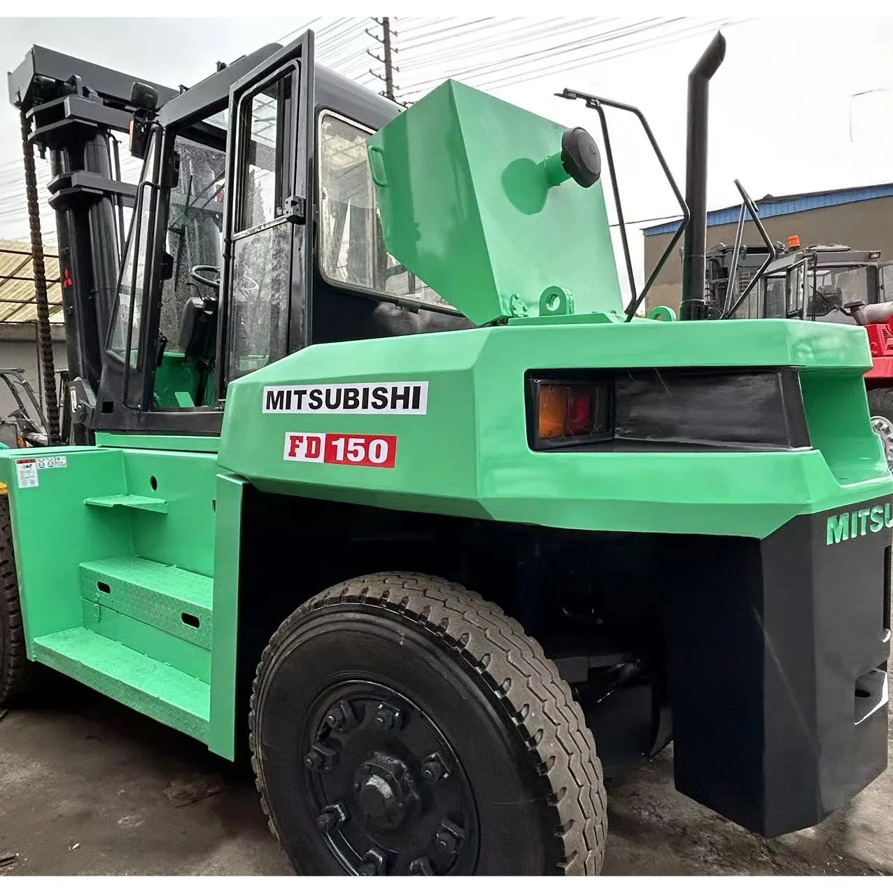 Used original Japanese brand Mitsubishi 15 tons FD150 with low price used forklift in hot sale