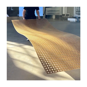 Tre dệt nhựa Hội Đồng Quản trị tre bóng mờ icicicle Hội Đồng Quản trị trang trí danels Màn hình phân vùng tấm Acrylic - Product Image 1