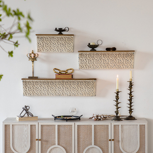 Étagères de <span class=keywords><strong>cuisine</strong></span> en bois vintage, étagère murale de bar à café suspendue, étagères murales en métal, étagère suspendue, <span class=keywords><strong>cuisine</strong></span> de ferme - Product Image 1