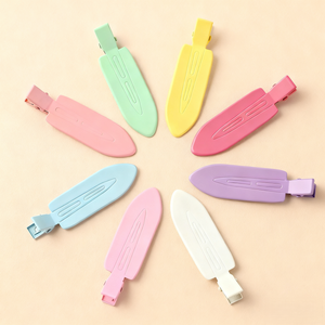 <strong>Colorful</strong> Metal No Crease Hair Clips Matte Non Slip Hair Grips Durable Women's <strong>Fashion</strong> Styling Clips Skin Care Makeup Accessories - Product Image 3